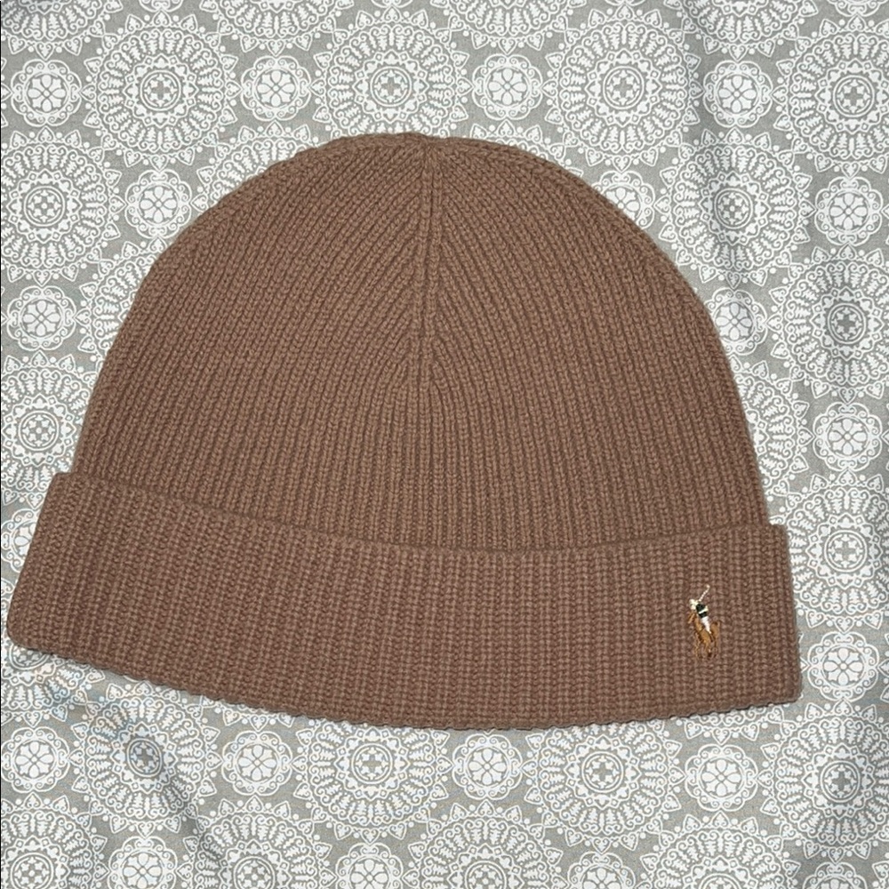 Polo Ralph Lauren Brown Knit Beanie